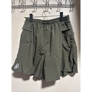 RaceReady Womens Longdistance Running Shorts Small Green
